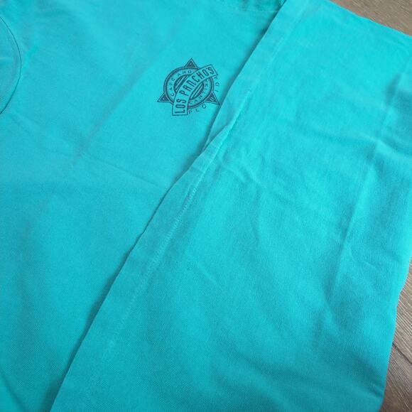 VTG Tequila Shooter Lizard Adult Large Shirt Alcohol Beer Reptile Snake Teal - Picture 9 of 9